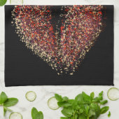 Moderne Abstracte art Lips #45 Theedoek (Gevouwen)