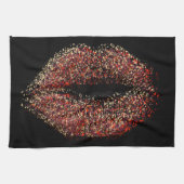 Moderne Abstracte art Lips #45 Theedoek (Horizontaal)