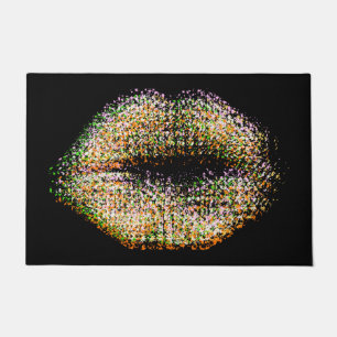 Moderne Abstracte art Lips #54 Deurmat