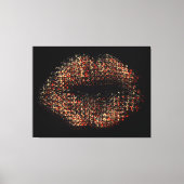 Moderne Abstracte art Lips #59 Canvas Afdruk (Voorkant)