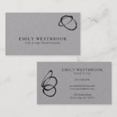 Moderne Abstracte art minimalistisch Visitekaartje (Voorkant / Achterkant)