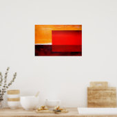 Moderne Abstracte Art Posters - Moderne Art Print (Keuken)