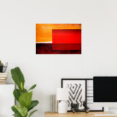 Moderne Abstracte Art Posters - Moderne Art Print (Thuiskantoor)