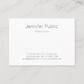 Moderne Abstracte Art Professional Elegant Sjabloo Visitekaartje (Achterkant)