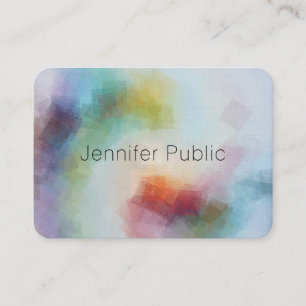 Moderne Abstracte Art Professional Elegant Sjabloo Visitekaartje