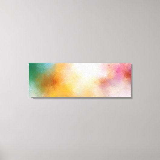 Moderne Abstracte Art Red Yellow Blue Paars Green Canvas Afdruk (Voorkant)