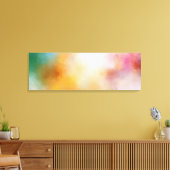 Moderne Abstracte Art Red Yellow Blue Paars Green Canvas Afdruk (Insitu (Woonkamer))