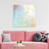 Moderne Abstracte artistieke Faux Gold Glitter Pai Canvas Afdruk (Insitu (Woonkamer))