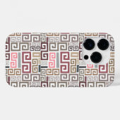 moderne abstracte artistieke gekleurde lijnen Case-Mate iPhone case (Achterkant (horizontaal))