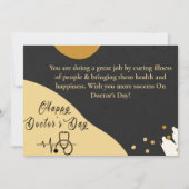 Moderne Abstracte Artsen Dag Feestdagenkaart (Voorkant)