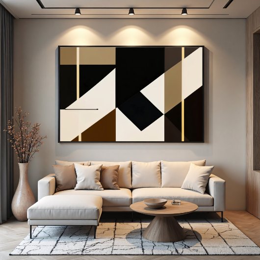Moderne Abstracte Bauhaus Geïnspireerd Poster