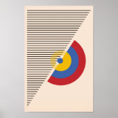 Moderne Abstracte Bauhaus Printable Deco Wandkunst Poster (Voorkant)