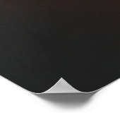 Moderne Abstracte Beton Oranje Accent Poster (Hoek)