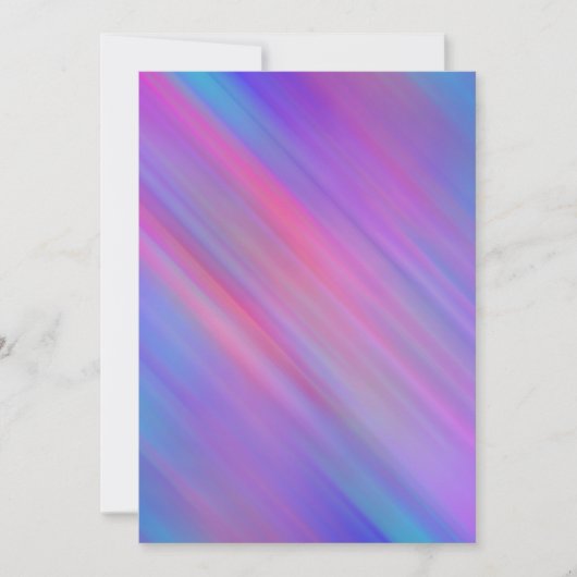 Moderne Abstracte bewegingsblanco Kaart (Voorkant)