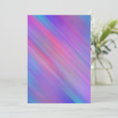 Moderne Abstracte bewegingsblanco Kaart (Staand voorkant)