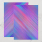 Moderne Abstracte bewegingsblanco Kaart (Voorkant / Achterkant)
