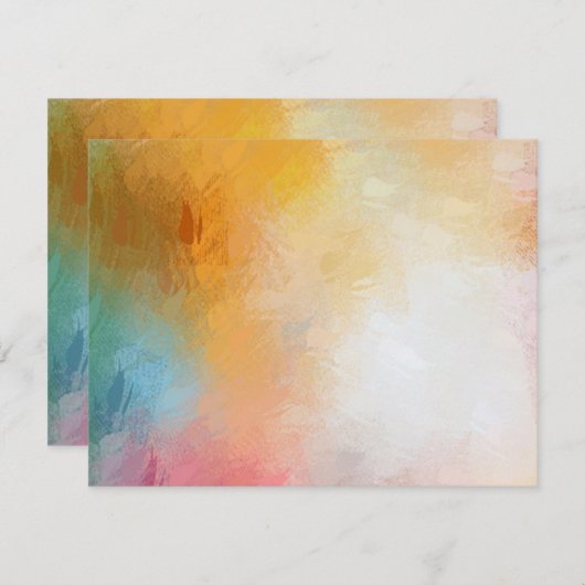 Moderne Abstracte, blanco kleurenweergave Sjabloon (Voorkant / Achterkant)