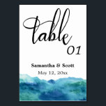 Moderne Abstracte blauwe groene Aqua-Waterverf Kaart<br><div class="desc">Deze trouwsuite van design heeft een vet, abstract waterverf accent. De verfkleuren die ik gebruikte zijn een reeks blauwe, groene, turquoise, aqua en blauwgroen tinten. Niet alleen zou dit ontwerp ideaal zijn voor iemand die op een casual manier een strandbruiloft organiseert, maar het was ook ontworpen met het artistieke, creatieve...</div>