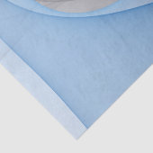 Moderne Abstracte Blauwgrijze Fractale Kunst Grafi Tissuepapier (Detail)
