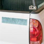 Moderne abstracte blauwgroen glitter blush tones m bumpersticker (Op Truck)
