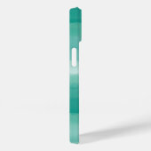 Moderne Abstracte Blauwgroen naam van het Manuscri Case-Mate iPhone Case (Achterkant / Rechts)