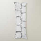 Moderne abstracte blending vormen en strepen lichaamskussen (Voorkant Verticaal)