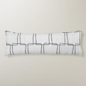 Moderne abstracte blending vormen en strepen lichaamskussen (Voorkant)