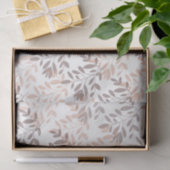 Moderne abstracte bloem botanische blad tissuepapier (Geschenk)