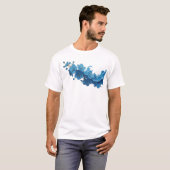 Moderne ABSTRACTE BLOEM Grafische T-shirt Ontwerp (Voorkant volledig)
