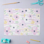 Moderne Abstracte Bloem Lijn Patroon (6) Tissuepapier (Craft)