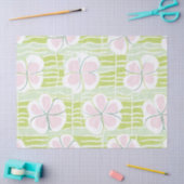 Moderne Abstracte Bloem Lijn Patroon (9) Tissuepapier (Craft)