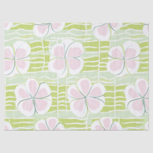 Moderne Abstracte Bloem Lijn Patroon (9) Tissuepapier
