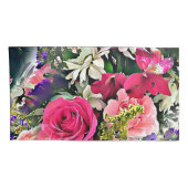 Moderne Abstracte bloemen bloemen Kussensloop (Achterkant-Rechts)