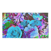 Moderne Abstracte bloemen bloemen Kussensloop (Achterkant-Links)