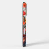Moderne Abstracte bloemen gepersonaliseerde naam Case-Mate iPhone Case (Achterkant / Rechts)