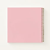 Moderne Abstracte Bloemenkunst Persoonlijk Notitieboek (Achterkant)