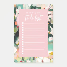 Moderne Abstracte Bloemenkunst Takenlijst Post-it® Notes