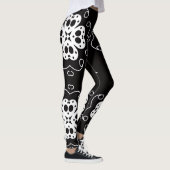 moderne abstracte bloemenlegging leggings (Rechts)