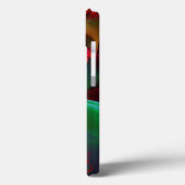 Moderne Abstracte Bloemkunst Rood Groen Patroon #1 Case-Mate iPhone Case (Achterkant / Links)