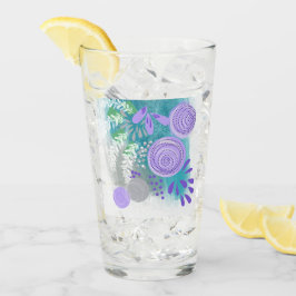 Moderne Abstracte Bloemschilderijen Glas