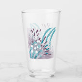 Moderne Abstracte Bloemschilderijen Glas (Voorkant)