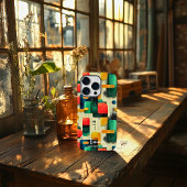 Moderne Abstracte blokken met gepersonaliseerde na Case-Mate iPhone Case