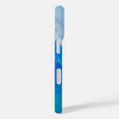 Moderne Abstracte Blue Ocean Art gepersonaliseerd Case-Mate iPhone Case (Achterkant / Rechts)
