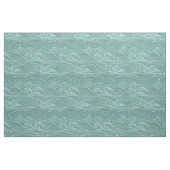 Moderne Abstracte Blue Swirls Marble Pattern Stof (Yard (91,4 cm))