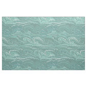 Moderne Abstracte Blue Swirls Marble Pattern Stof (Fat Quarter)