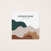 Moderne Abstracte Boho Candle Care Kaart (Voorkant)