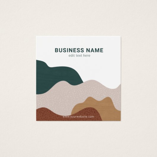 Moderne Abstracte Boho Candle Care Kaart (Voorkant)