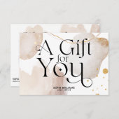 Moderne Abstracte Boho Certificate Cadecard (Voorkant / Achterkant)