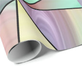 Moderne Abstracte boho Marble Art Cadeaupapier (Rol Hoek)