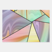 Moderne Abstracte boho Marble Art Inpakpapier Vel (Voorkant 3)